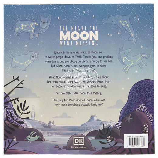 【中商原版】Brendan Kearney The Night The Moon Went Missing 入夜消失的月亮 儿童绘本 故事图画书 英文原版进口 3-6岁 商品图1