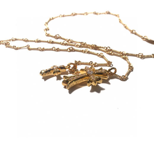 22K金十字架项链 商品图8