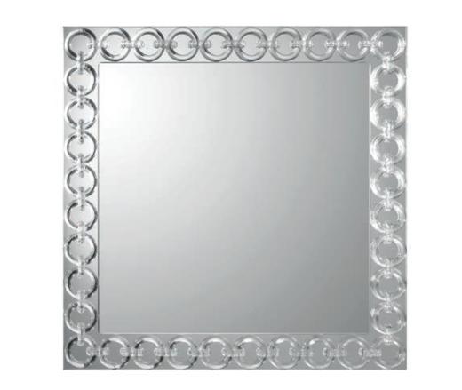 意大利进口 O型穆拉诺镶边方形镜子 商品图0