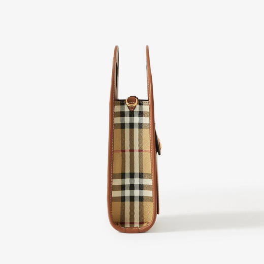 BURBERRY 巴宝莉 女士格纹和缉明线迷你口袋包 格子 8066166 A9534 商品图1