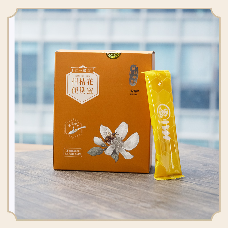 万物本草小勺子土蜂蜜小包装纯正天然独立包装便携袋装柑桔花/洋槐花便携蜜