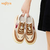 Safiya/索菲娅2023新品新潮撞色勾勾透气网面松糕厚底休闲鞋 SF33112402 商品缩略图1