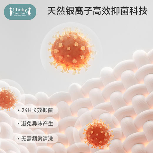 i-baby婴儿洗漱巾银离子吸水家用儿童小毛圈洗漱毛巾 商品图1