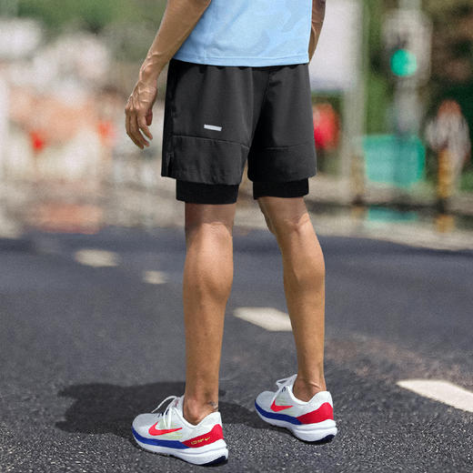 跃牌【跃LEAP-ACTIVE】系列夏季防走光美式篮球短裤 跑步休闲速干双层男款运动健身训练短裤262（直播仓） 商品图0