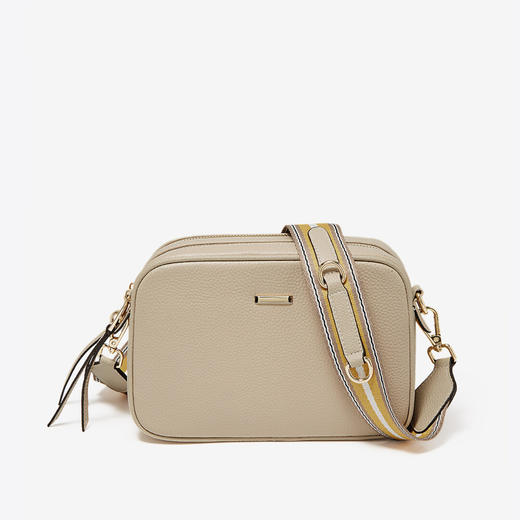 Safiya/索菲娅2023新款纯色风小方包手提包手机包单肩包女士斜挎包女SF9135026Y 商品图2