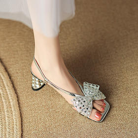 夏季新款，蝴蝶节水钻凉鞋LD-6324