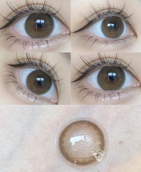 Ginomii半年抛美瞳 蜜豆 14.2mm