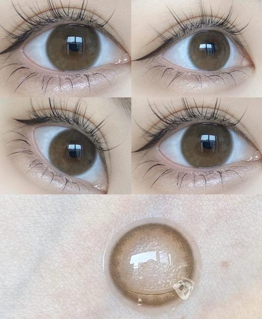 Ginomii半年抛美瞳 蜜豆 14.2mm 商品图0