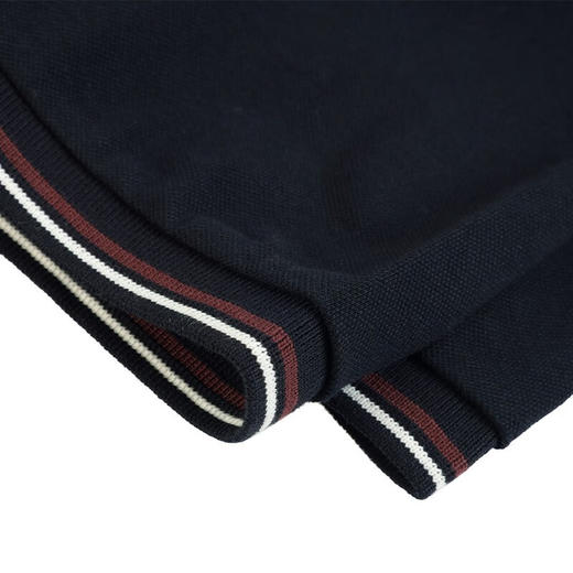 【特惠秒】阿玛尼（ARMANI）男装立领彩色饰边商务休闲运动男士短袖POLO衫 11185 商品图4