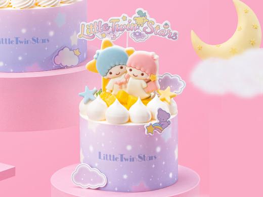 双子星4英寸分享蛋糕 商品图0