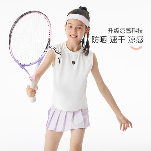 onmygame女童运动背心夏装儿童运动衫无袖网球吊带上衣可外穿 商品图1