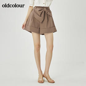 oldcolour2022夏季新品休闲通勤短裤女O25071373
