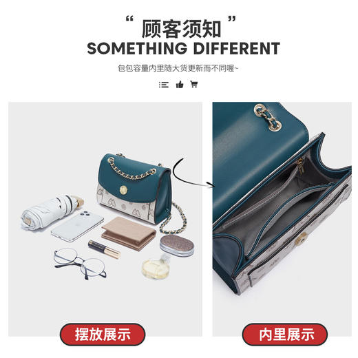 Safiya/索菲娅2023新款链条包时尚小方包单肩包女斜挎包女包SF9140057Y 商品图6