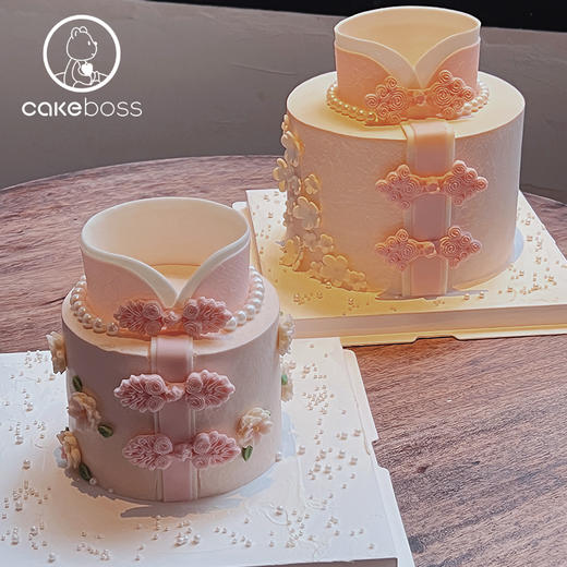 时光美人 旗袍奶油蛋糕 商品图0