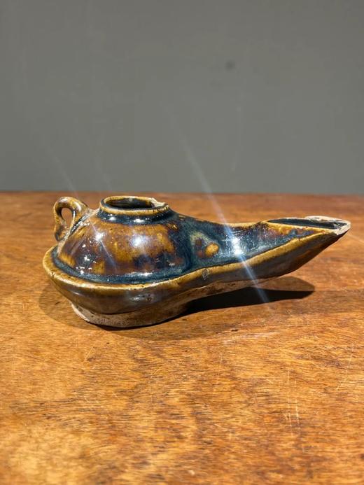 褐釉长流油灯，顺丰包邮 商品图4