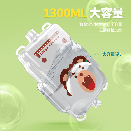 【夏日玩水大作战❗️新款儿童背包水枪玩具】轻巧可爱，拉式水枪，夏天打水仗沙滩，戏水抽拉式水枪 礼物优选新年礼盒年货礼盒 商品图2