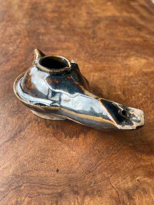 褐釉长流油灯，顺丰包邮 商品图5