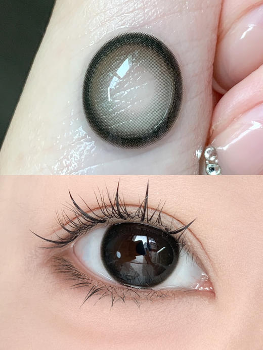 Kira Fairy半年抛 · 胶原酒褐&胶原水光&菠菜种子｜14.2mm白狮参考着色中大直径｜韩产2片 商品图12