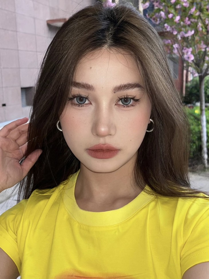 KAMOLENS美瞳 年抛隐形眼镜 海盐汽水14.5mm 1副/2片 左右度数可不同-VVCON美瞳商城13