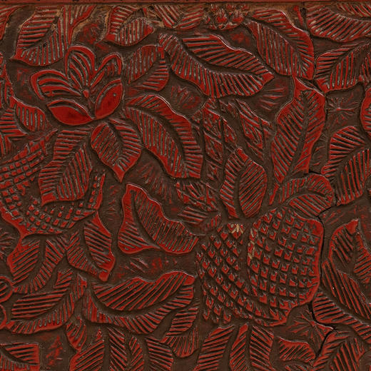 清 剔红山水人物故事盖盒 商品图2