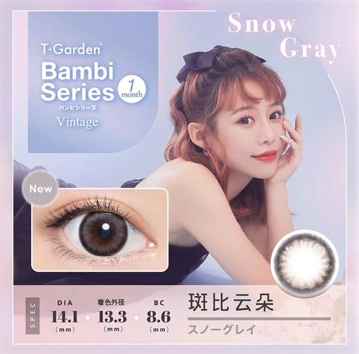 【月抛：任选三幅💰160）拍6片】Bambi月抛  Vintage 直径14.2 一片装  一副拍2 商品图5