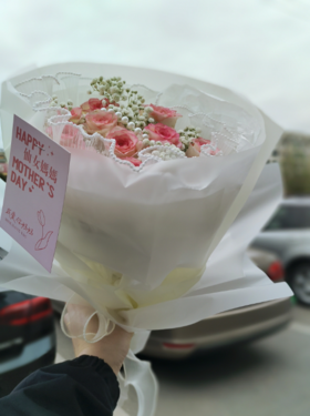 11支爱莎玫瑰花束（拼团）