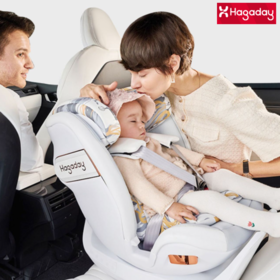 hagaday哈卡达汽车儿童安全座椅新生婴儿宝宝车载0-2-4-8岁领路者C05501