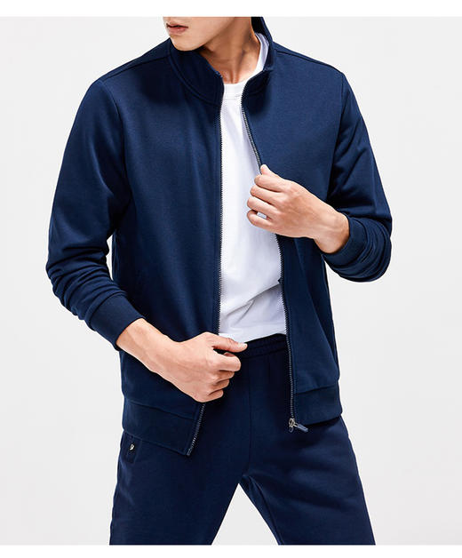 裁缝学苑 M54拉链开衫休闲无帽卫衣运动外套11服装裁剪图牛皮纸样 商品图2