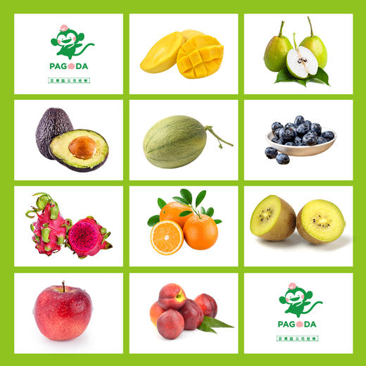 PAGODA百果园 果真丰厚水果礼包 约8100g 商品图1