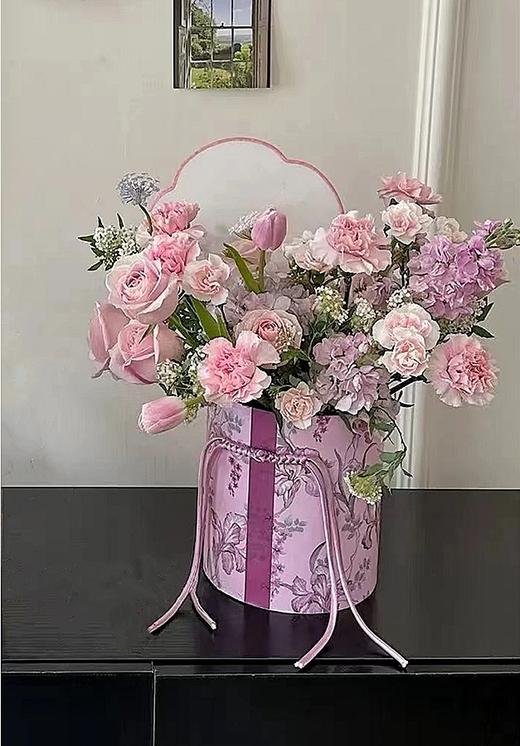 粉黛凌霄浩如烟海----韩式繁花抱抱桶五选一 商品图7