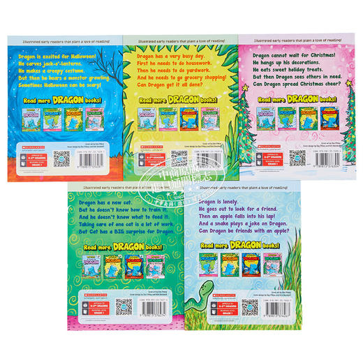 【中商原版】Acorn 学乐橡树种子系列 Dragon 2-5 恐龙传奇4册套装 英文原版 进口图书 儿童绘本 低幼图画故事书 可点读 商品图1