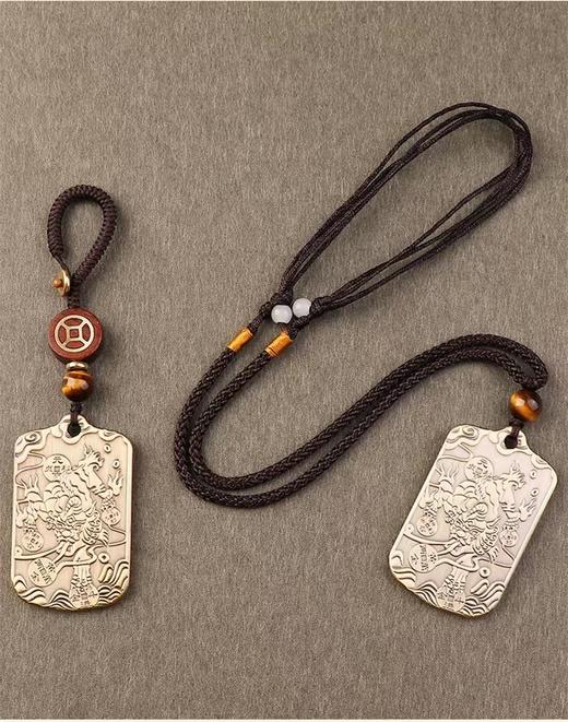 纯铜貔貅令牌挂件，钥匙吊坠，随身挂饰 商品图4