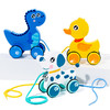 *【母婴用品】儿童拖拉玩具车手拉绳牵引动物车婴儿宝宝益智早教学步玩具 商品缩略图1