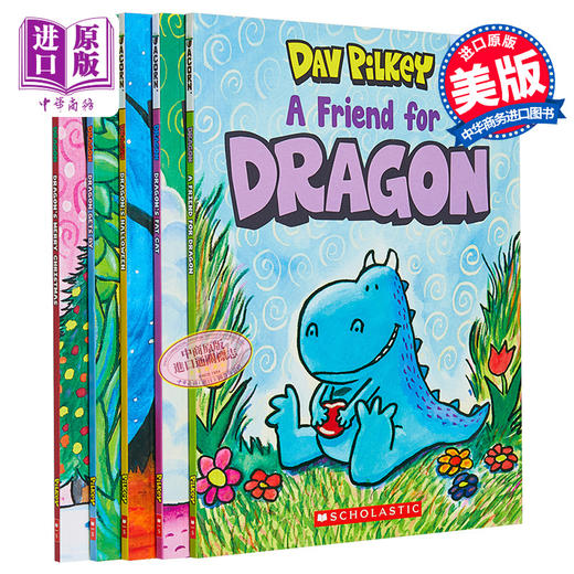 【中商原版】Acorn 学乐橡树种子系列 Dragon 2-5 恐龙传奇4册套装 英文原版 进口图书 儿童绘本 低幼图画故事书 可点读 商品图0