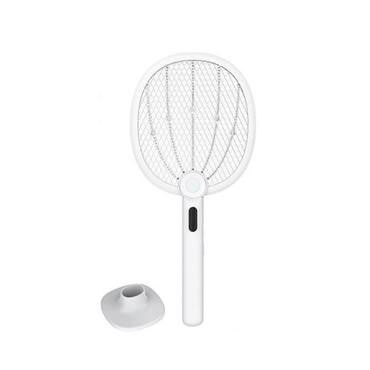 雅格USB充电式锂电池带数显家用苍蝇拍电蚊拍灭蚊灯二合一 商品图3