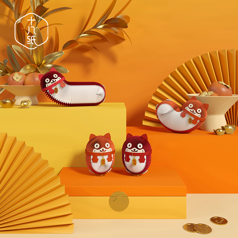 深圳手信十八纸搞钱猫礼盒