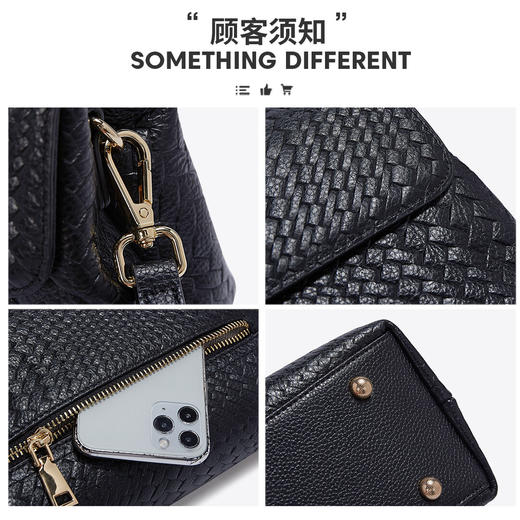 Safiya/索菲娅头层牛皮2023新款时尚单肩包女式斜挎包女包SF954022Y 商品图6