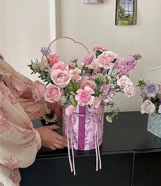 粉黛凌霄浩如烟海----韩式繁花抱抱桶五选一 商品图6