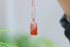 南红冰飘【知梦】吊坠，925银镶   商品缩略图0