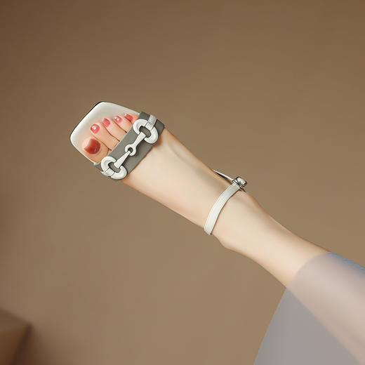 舒适百搭，撞色粗跟凉鞋YS-005 商品图9