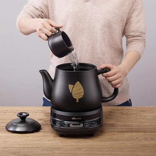 【小程序】小熊煎药壶 JYH-C30A1 黑色 配陶瓷杯和无妨布煎药袋 商品图2