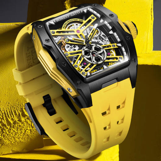 布加迪（BONEST GATTI）手表机械表自动镂空腕表 BG5502  JCZ 商品图4