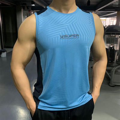 跃牌【跃LEAP-ACTIVE】系列高弹宽松跑步T恤无袖运动速干篮球背心G17 商品图1