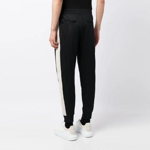 EMPORIO ARMANI 阿玛尼 男士棉质刺绣徽标休闲运动裤 黑色 3R1PZ4 1JLYZ 0999 商品图2