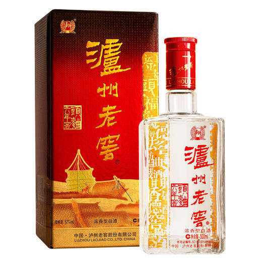 泸州老窖 六年窖头曲 浓香型白酒 52度 500ml*1瓶/2瓶/6瓶整箱 商品图0
