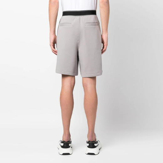 EMPORIO ARMANI 阿玛尼 男士抽绳系带拼接休闲运动短裤 灰色 3R1PZ7 1JHSZ 0651 商品图2