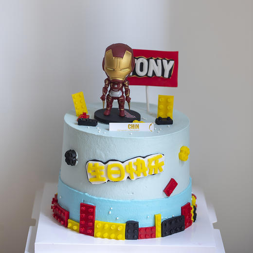 Q版钢铁侠蛋糕 商品图1