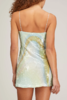 Jonathan Simkhai - FRANKY MARBLE PRINTED MINI DRESS - SEAFOAM -  女装  - 连身裙 - 海泡蓝 商品缩略图2