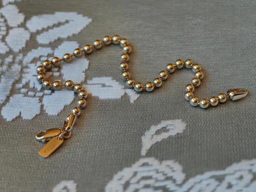 沉甸甸 18k金珠手链 商品图0