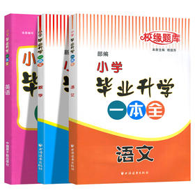小学毕业升学语文数学英语可选 小升初专题训练毕业系统总